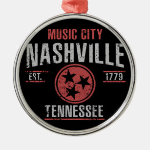 Nashville Metal Ornament