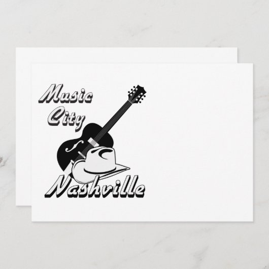 Nashville. Music city (Front/Back)