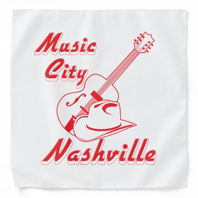 Nashville. Music city Bandana (Front)