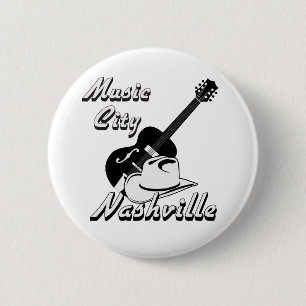 Nashville. Music city Button
