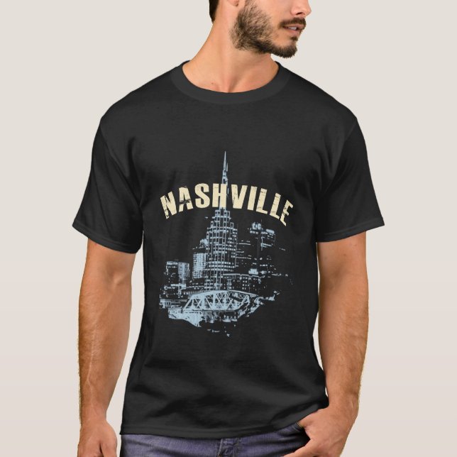 Nashville Music City Design T-Shirts (Front)
