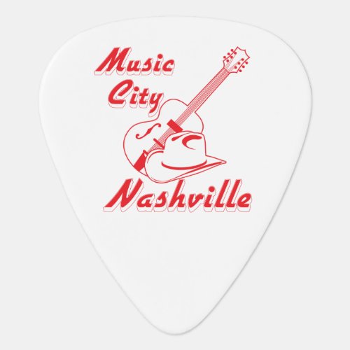 Nashville Music city Guitar Pick