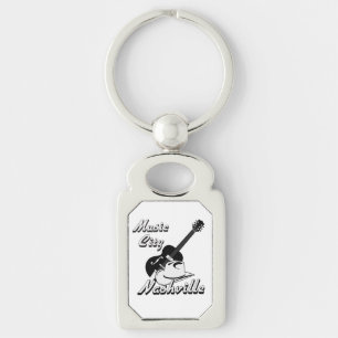 Nashville. Music city Keychain