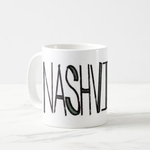 Nashville Music City Logo Mug