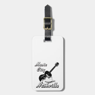 Nashville. Music city Luggage Tag