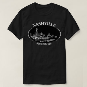 Nashville Music City Men's Basic Dark T-Shirt