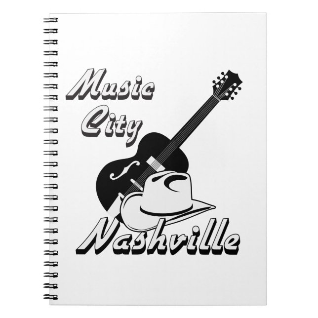 Nashville. Music city Notebook (Front)