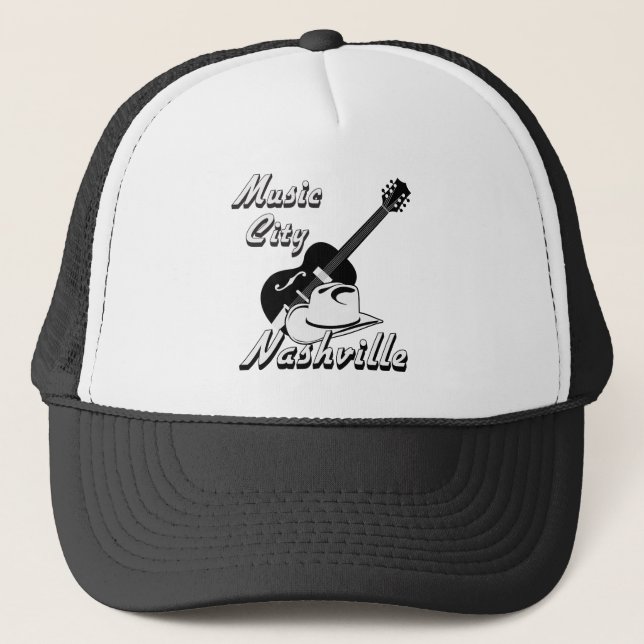 Nashville. Music city Trucker Hat (Front)