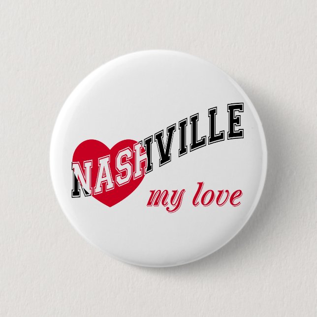 Nashville my love button (Front)
