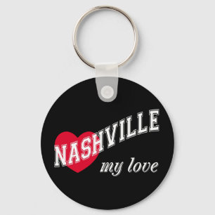 Nashville my love keychain