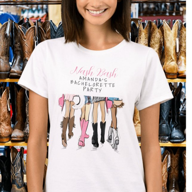  Nashville Nash Bash Bachelorette Party Custom T-Shirt (Creator Uploaded)