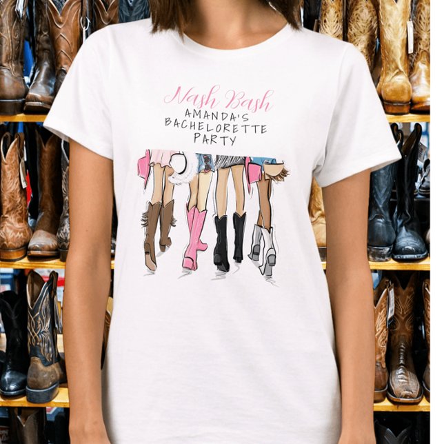  Nashville Nash Bash Bride Bachelorette Fashion  T-Shirt (Creator Uploaded)