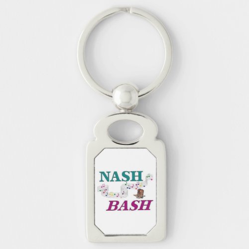 Nashville Nash Bash Music Keychain