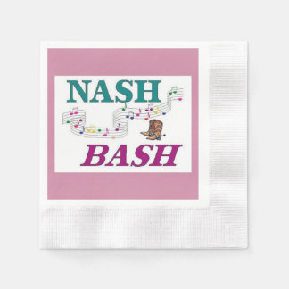 Nashville Nash Bash Music Napkins