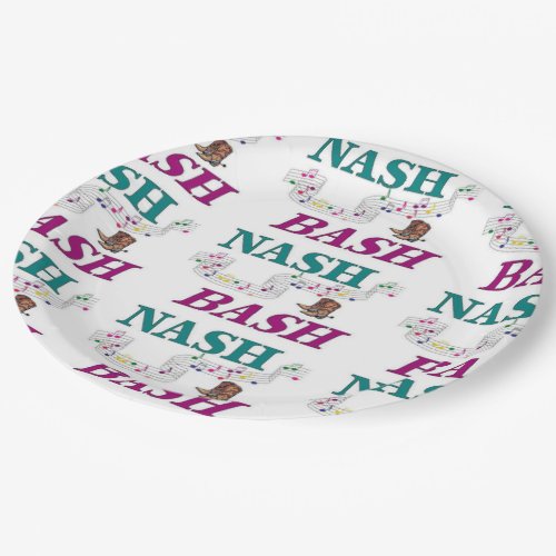 Nashville Nash Bash Music Paper Plates