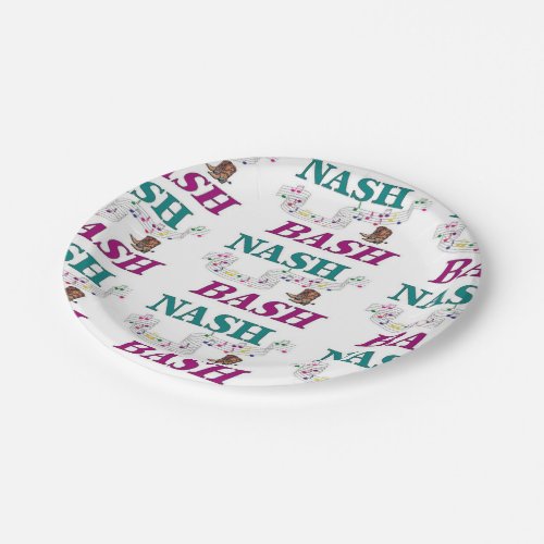 Nashville Nash Bash Music Paper Plates