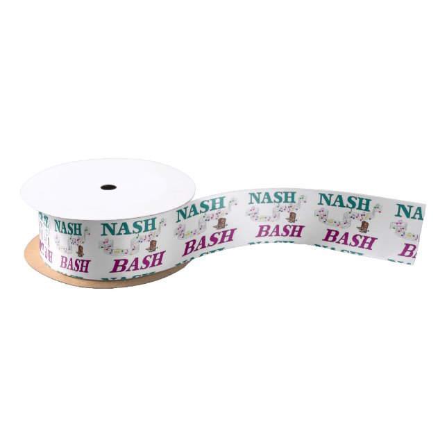Nashville Nash Bash Music Satin Ribbon (Spool)