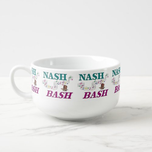 Nashville Nash Bash Music Soup Mug