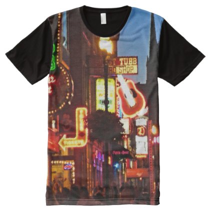 Nashville Nights All-Over-Print Shirt