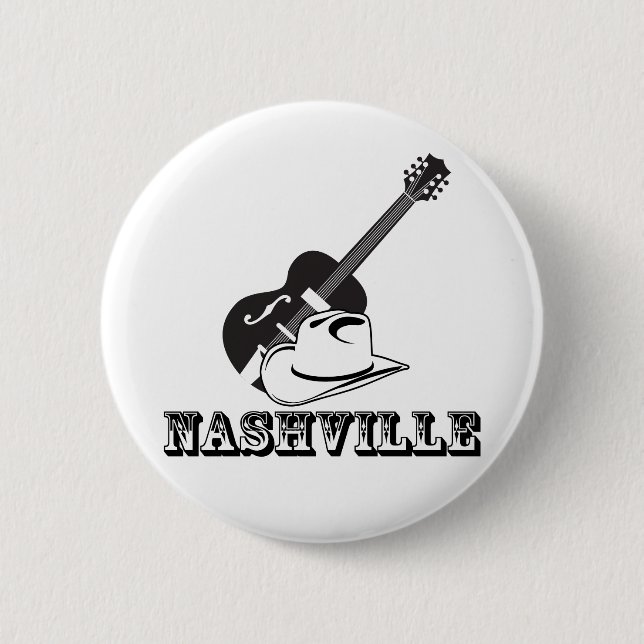 Nashville Pinback Button (Front)