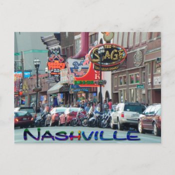 Nashville Postcard by ImpressImages at Zazzle