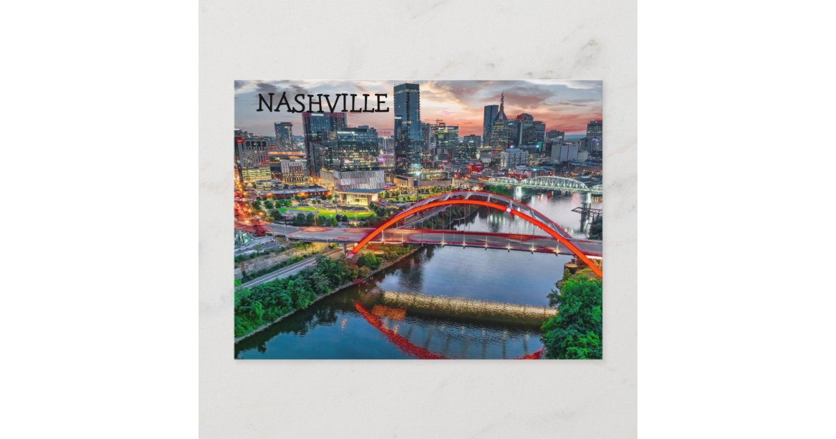 NASHVILLE POSTCARD | Zazzle