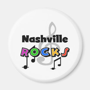 Nashville Rocks Magnet