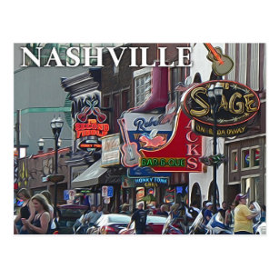 nashville postcards postcard scene