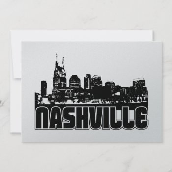 Nashville Skyline by TurnRight at Zazzle