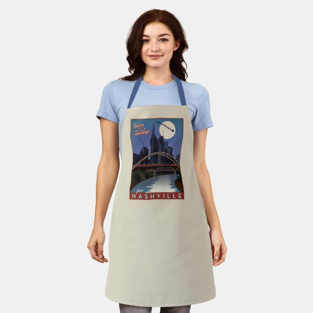 Nashville Skyline Apron (Worn)