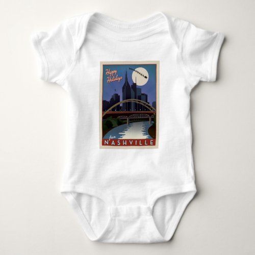 Nashville Skyline Baby Bodysuit