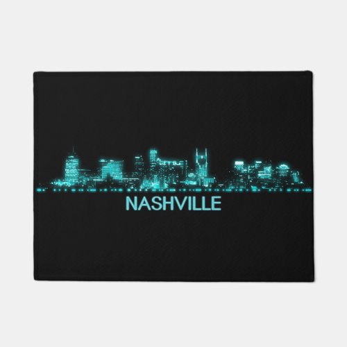 Nashville Skyline Doormat