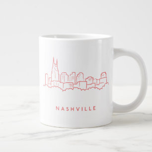 Nashville Skyline Giant Coffee Mug