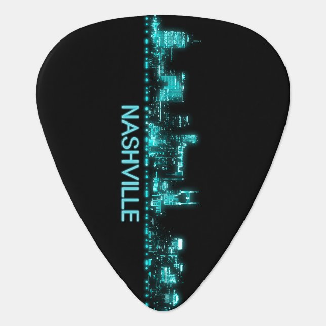Nashville Skyline Guitar Pick (Front)