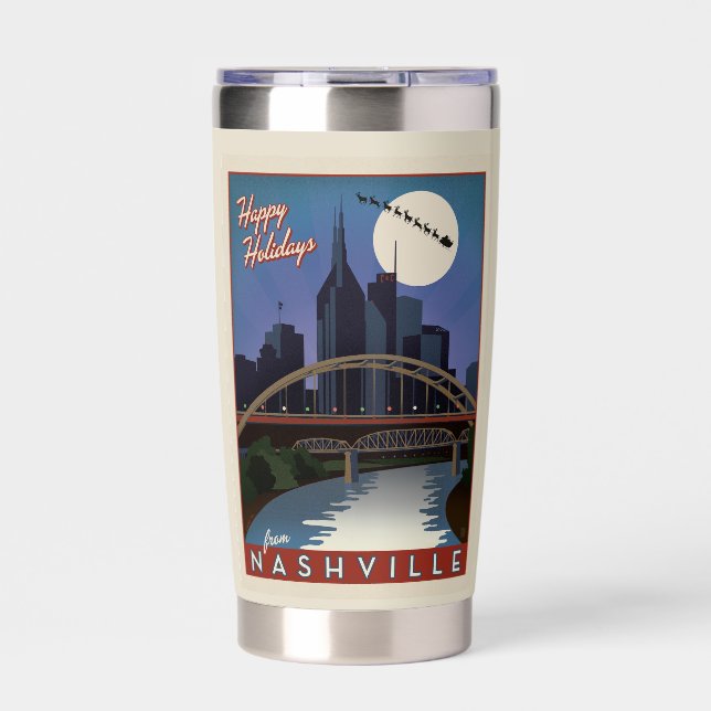 Nashville Skyline Insulated Tumbler (Front)