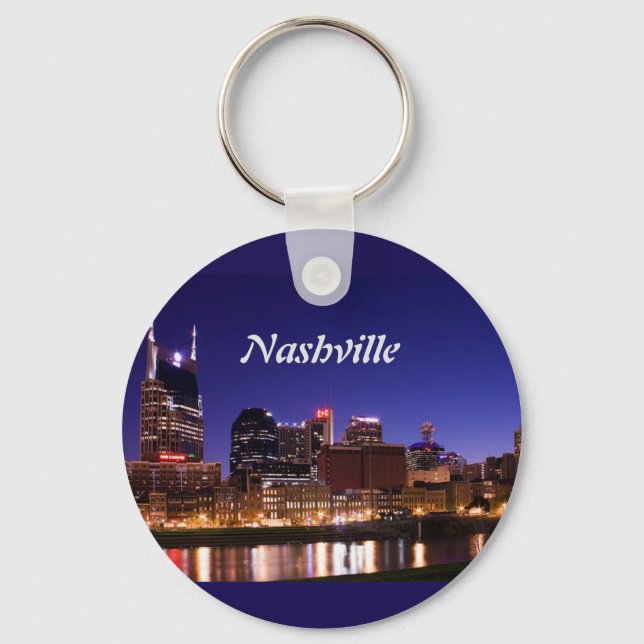 Nashville Skyline Keychain (Front)
