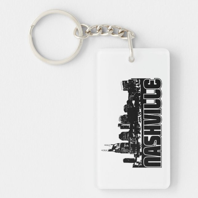 Nashville Skyline Keychain (Front)