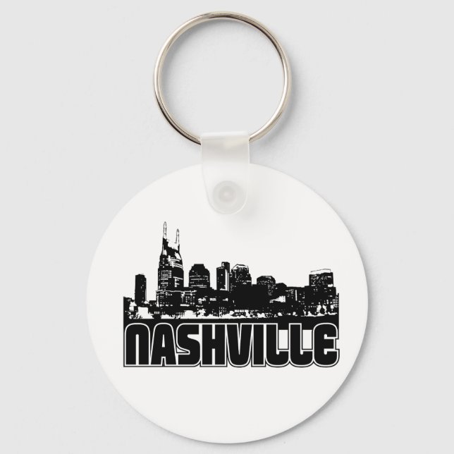 Nashville Skyline Keychain (Front)