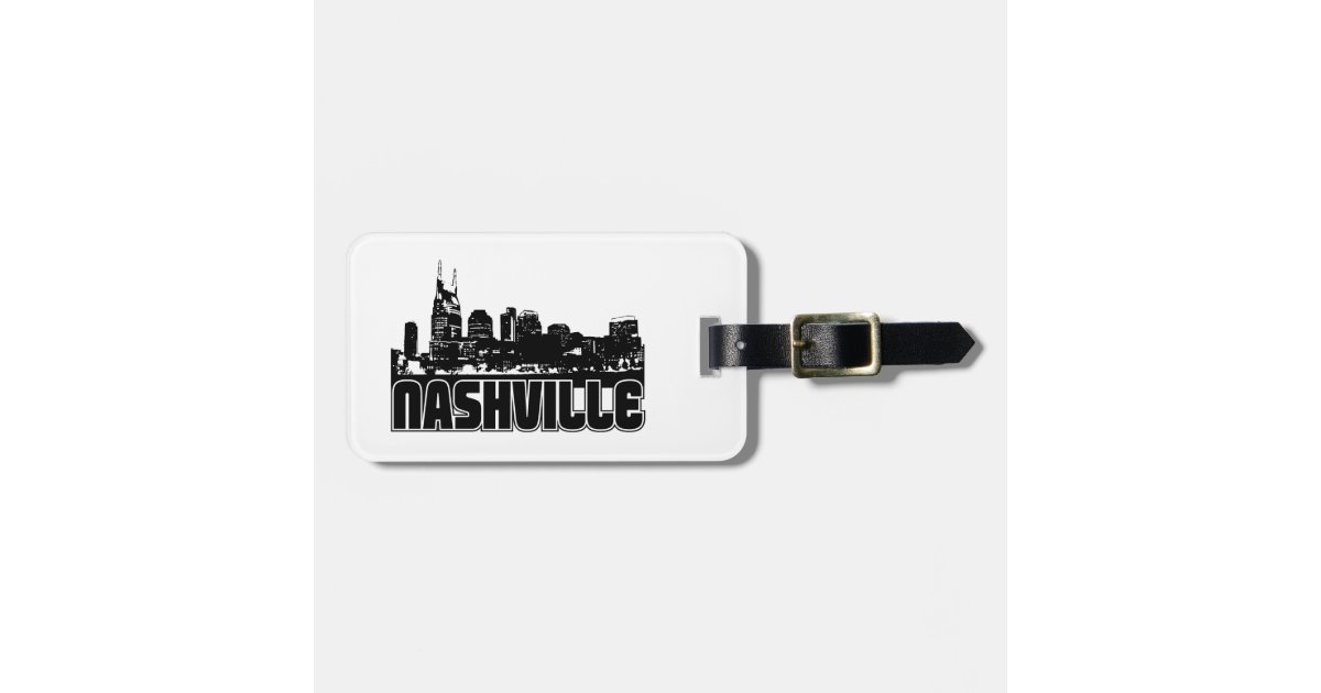 Nashville Skyline Luggage Tag | Zazzle