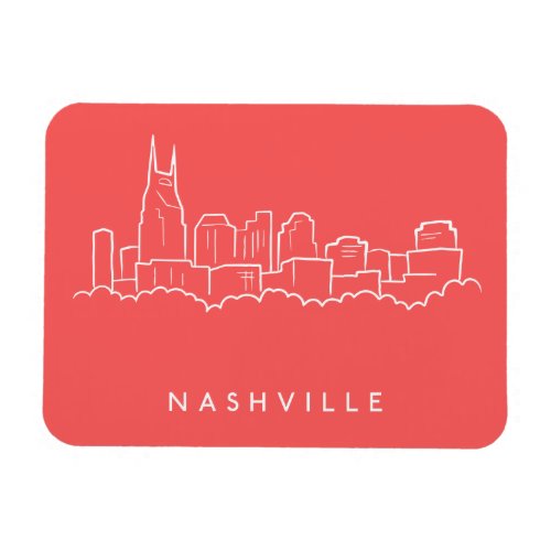 Nashville Skyline Magnet