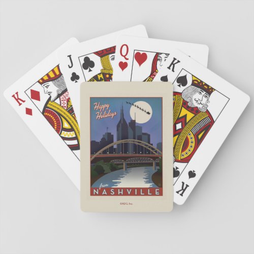 Nashville Skyline Poker Cards