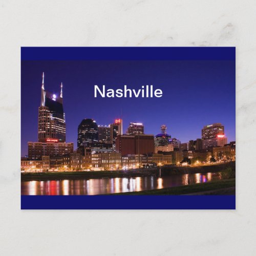Nashville Skyline Postcard