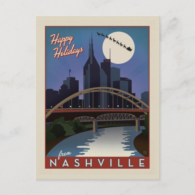 Nashville Skyline Postcard (Front)