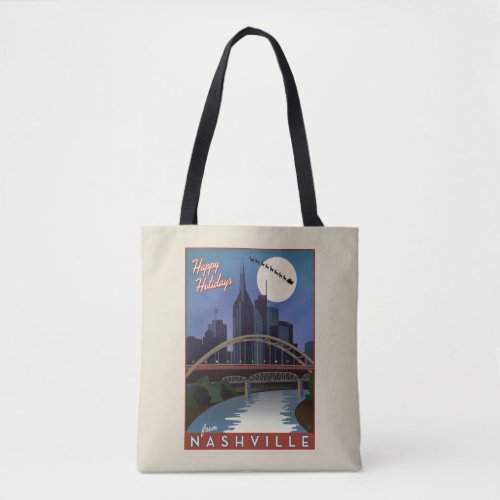 Nashville Skyline Tote Bag