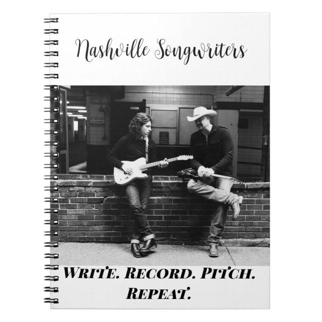 Nashville Songwriters Notepad Notebook (Front)
