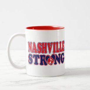 Nashville-Strong-Music-Note Two-Tone Coffee Mug