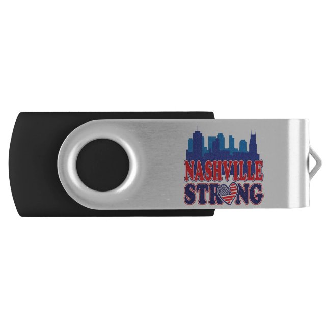 Nashville-Strong-USA-Heart Flash Drive (Front)