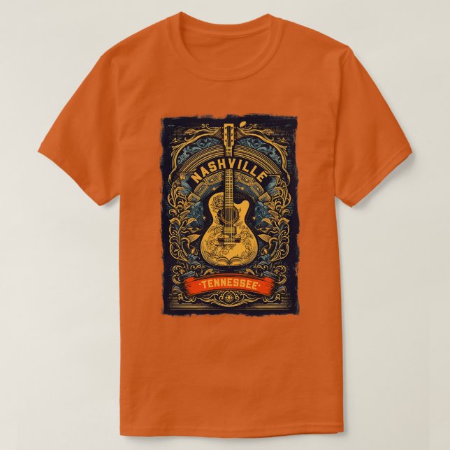 Nashville Tenn T-Shirt (Design Front)