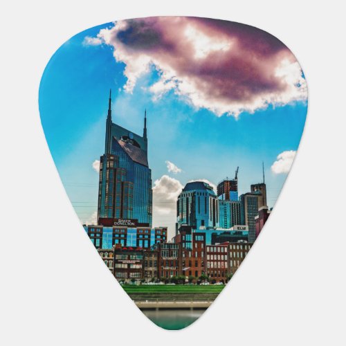 Nashville Tennessee 2017 Skyline _ Guitar Pick