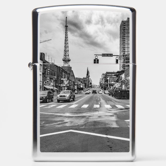 Nashville Tennessee 2021 Broadway - Zippo v7 Zippo Lighter (Front)